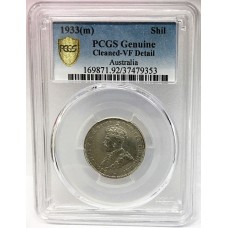 AUSTRALIA 1933 . ONE 1 SHILLING . GENUINE